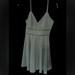 Trixxi Blue Spaghetti Strap Mini Dress Size Medium